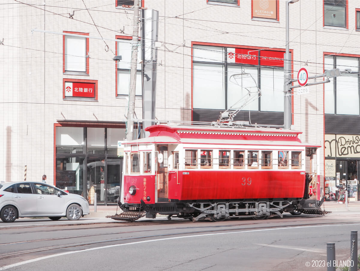 函館の路面電車『箱館ハイカラ號』