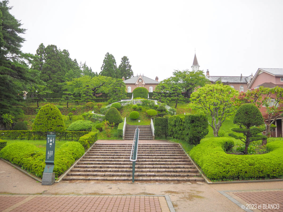 トラピスチヌ修道院の庭園